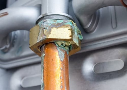 corroded pipe