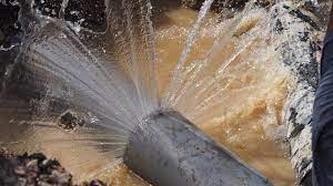 burst pipe